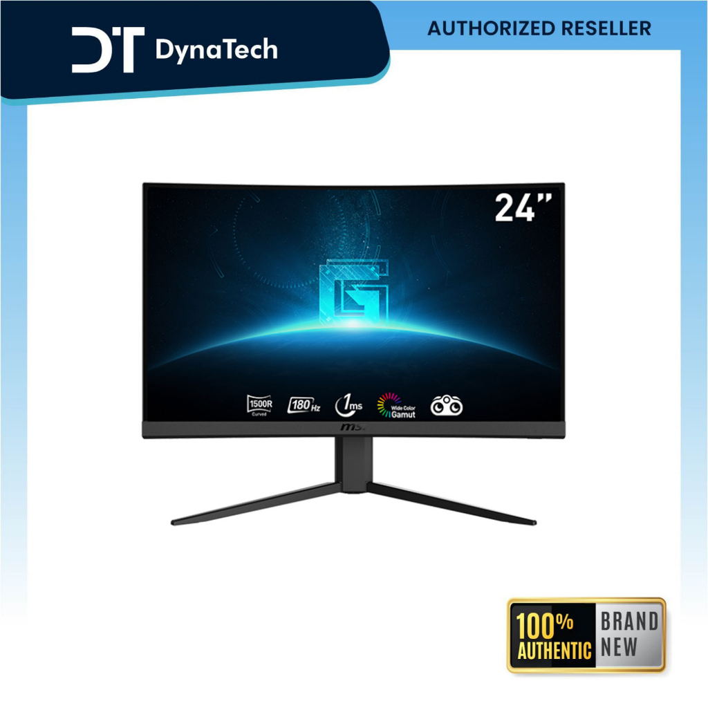 MSI Optix G24C4 E2 23.6" Curved VA 180hz 1920X1080 1ms eSports Gaming