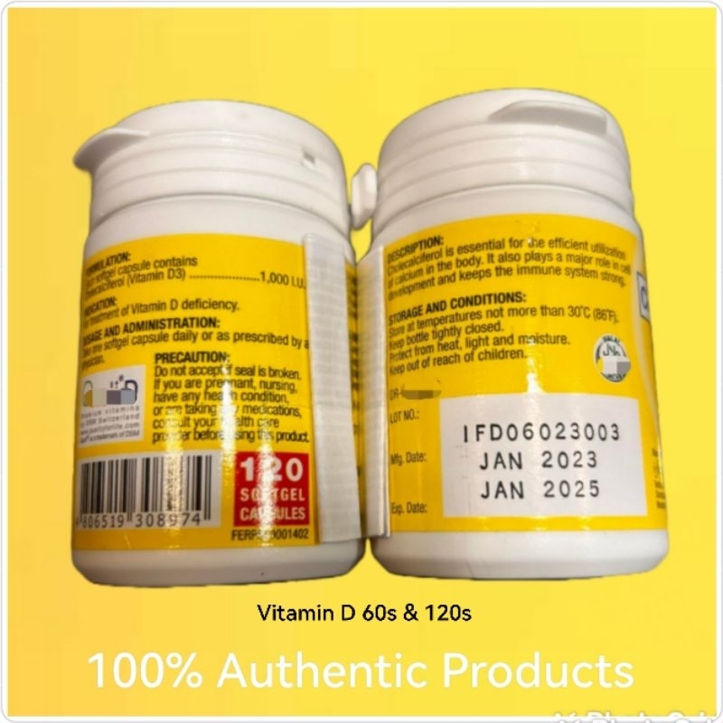OnlineDistributor Vitamins Cholecalciferol Vitamin D gel capsules