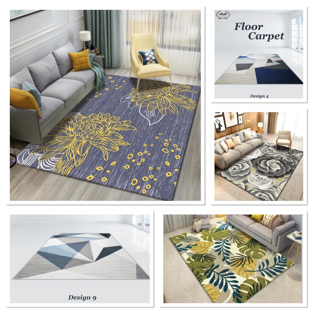 3D Modern Light Luxury Household Carpet Nordic Living Room Bedroom Bedside Cartoon Ottoman Blanket
