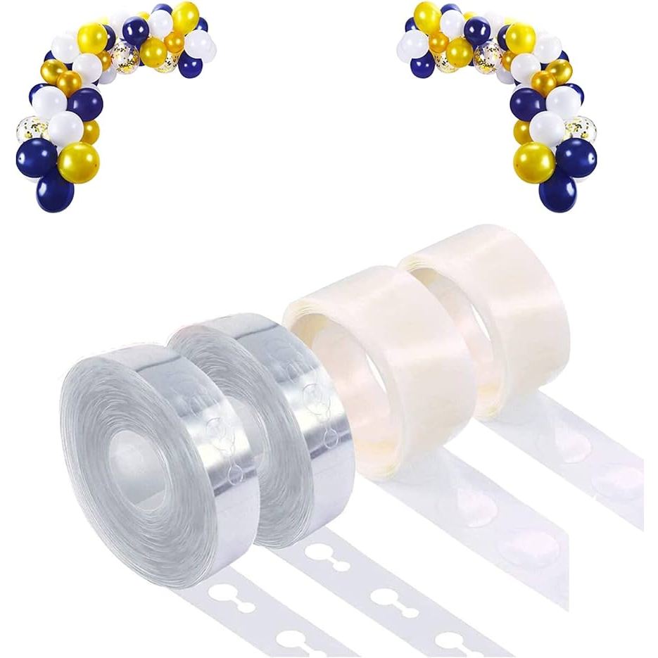 PT63/5 Meter Arch Strip, 100 Glue Dots Clear Adhesive Tape Balloons