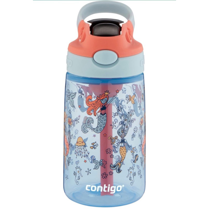 Contigo Kids Spill-Proof Stainless Steel Tumbler with Straw Sprinkles with  Birds and Flowers, 12 fl oz.