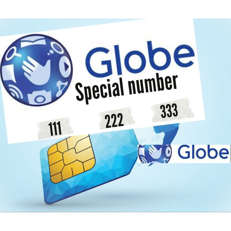 globe special number vanity sim 111,222,333 Shopee Philippines