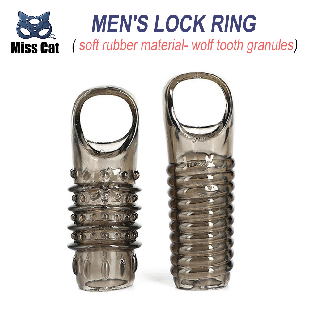 Cock Sleeve Ritardante In Gel, Estensione Pene, Taglia Unica Beige, Nuovo - Foto 4