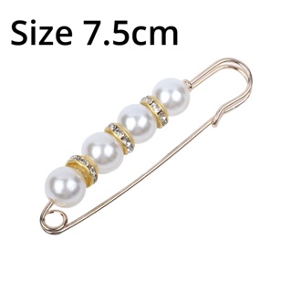 Fashion Pearl Brooch Ladies Pin Fixed Clothes Neckline Accessories