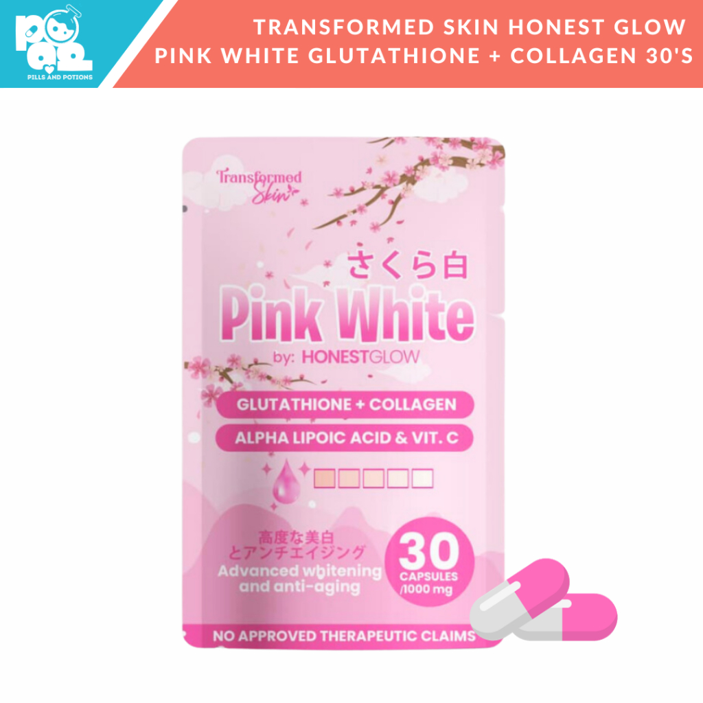 Honest Glow Pink White Glutathione Collagen Capsules S Whitening Anti Aging Fda Approved