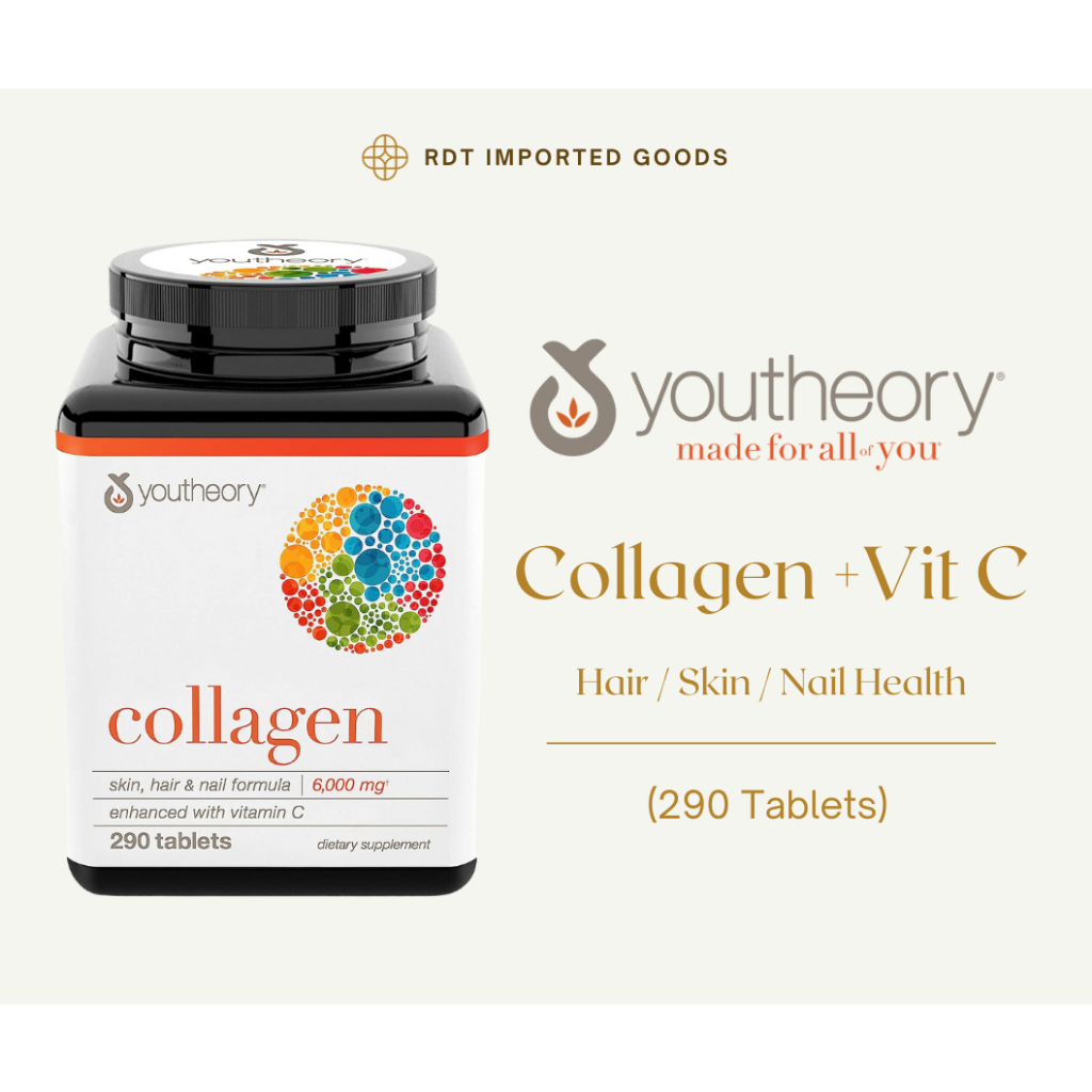 Youtheory Collagen + Vitamin C (290 Tabs) Shopee Philippines