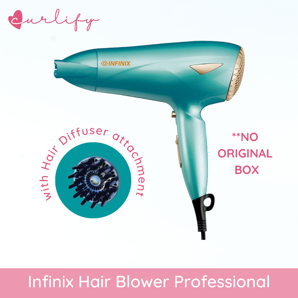 Infinix Hair Blower / Dryer Hot And Cold With Diffuser For Curly Hair ...