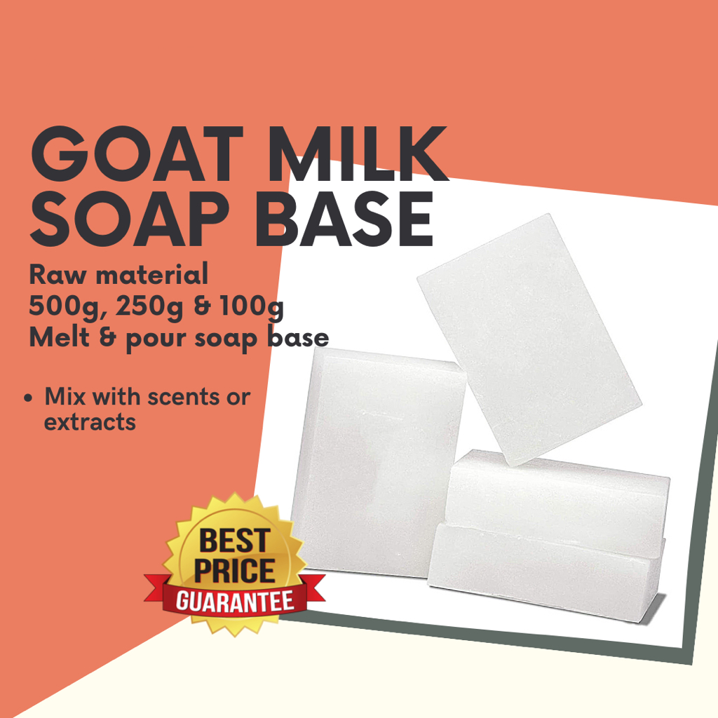 GOAT MILK SOAP BASE 500g / 250g / 100g GOAT MILK SOAP SOAP MAKING