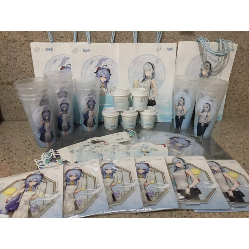 [HeyTea x Genshin] 2023 China Exclusive Collab Merchandise (Cups ...