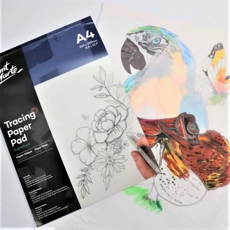 A4 Mont Marte Tracing Paper Pad Shopee Philippines