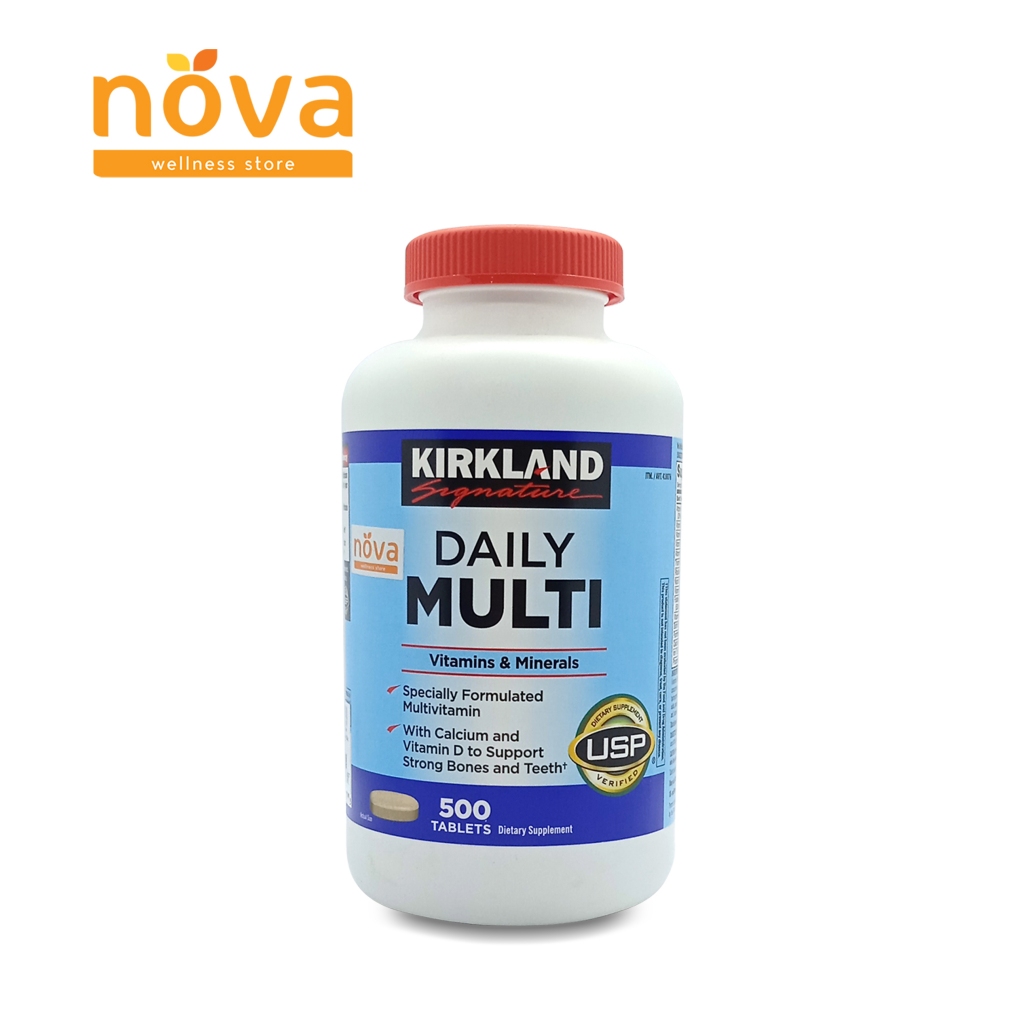 Kirkland Signature Daily Multi Vitamins & Minerals 500 tablets (bottle