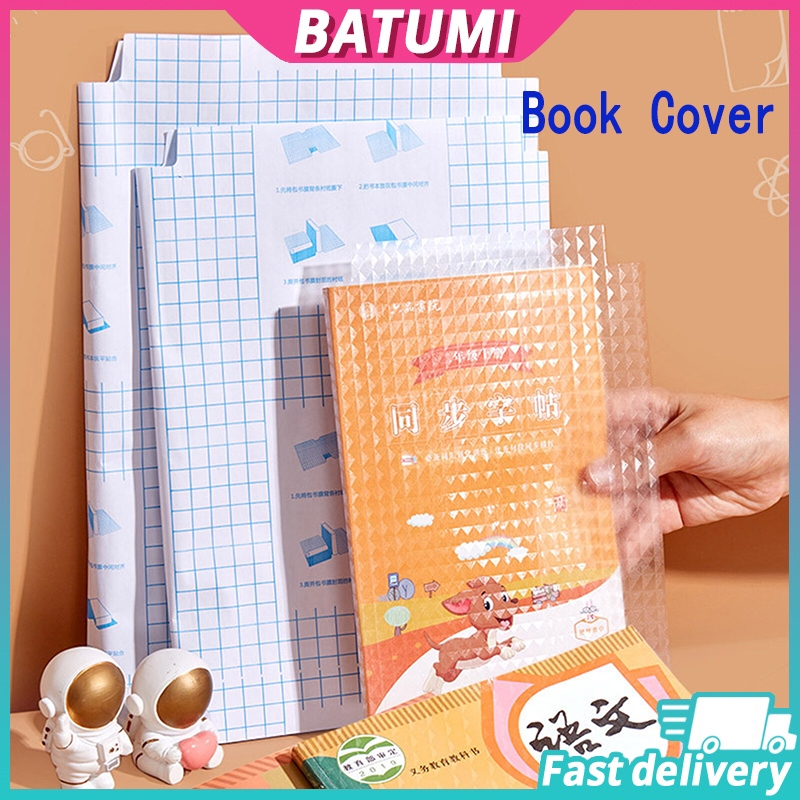 BookCover Waterproof Book Wrapper with Diamond Texture No Cutting Book ...