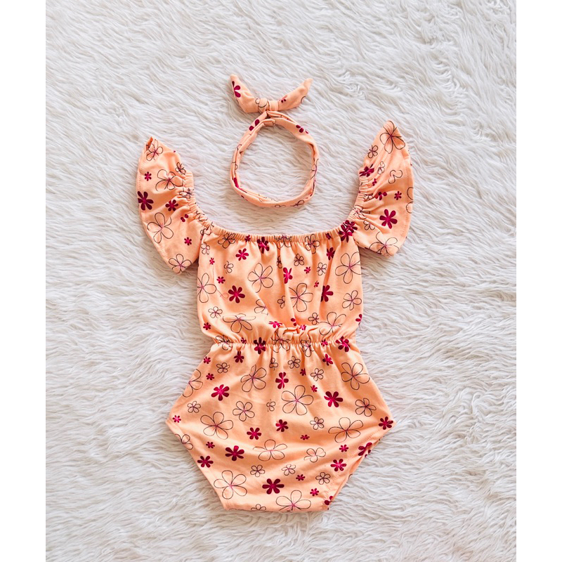 Kids Romper with headband(3 to 10months) Shopee Philippines