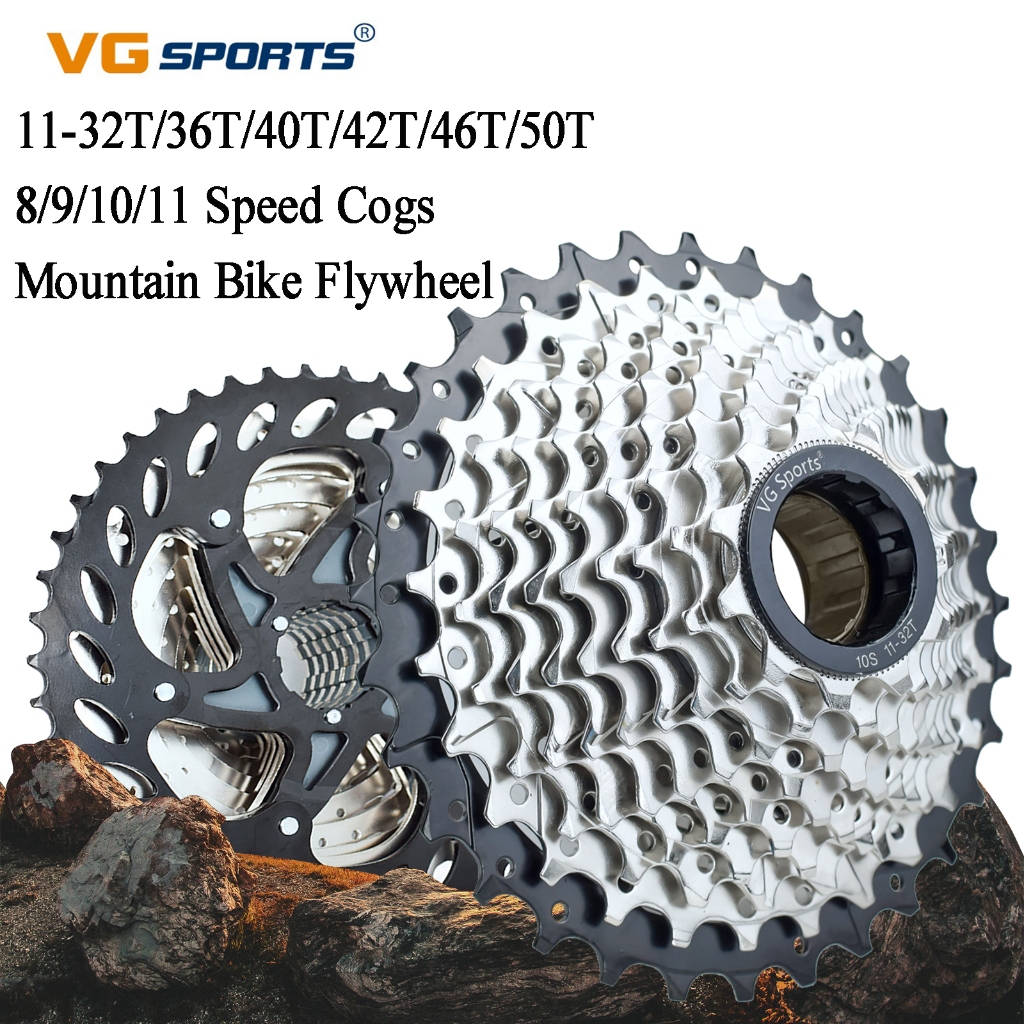 VG Sports MTB Bike 8/9/10/11 Speed Cassette Cogs Freewheel 11-32T/36T ...