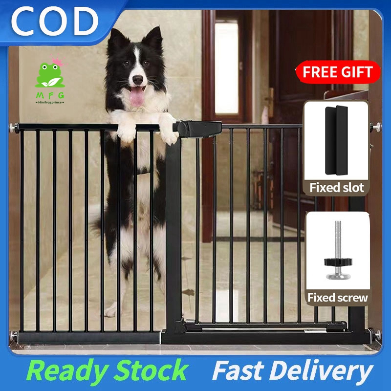 Local delivery】 Adjustable Baby Safety Door Safety Gate Fence