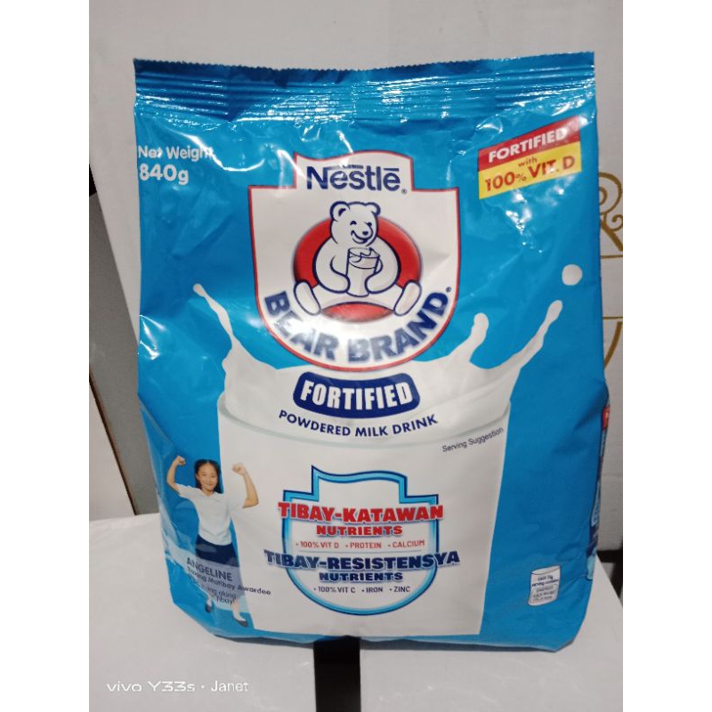 Bearbrand fortified powdered milk 840g