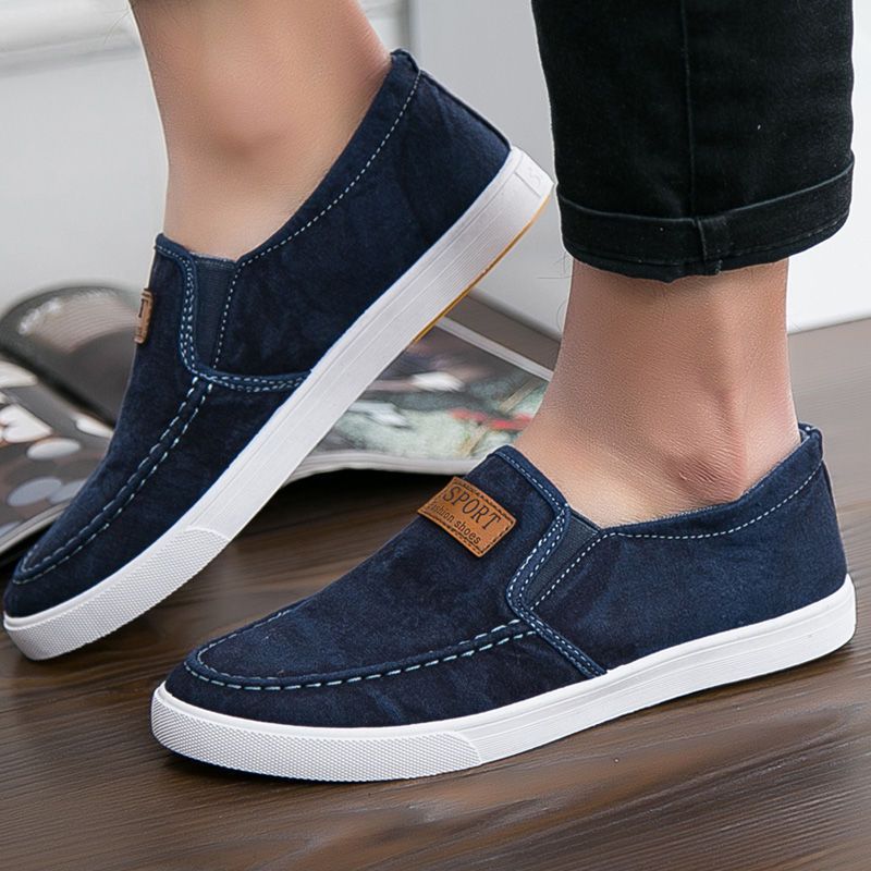 JY Men's Casual Denim Made Rubber Shoes No.M200 Standard Size | Shopee ...