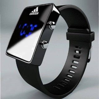 Adidas led watch stainless steel back store
