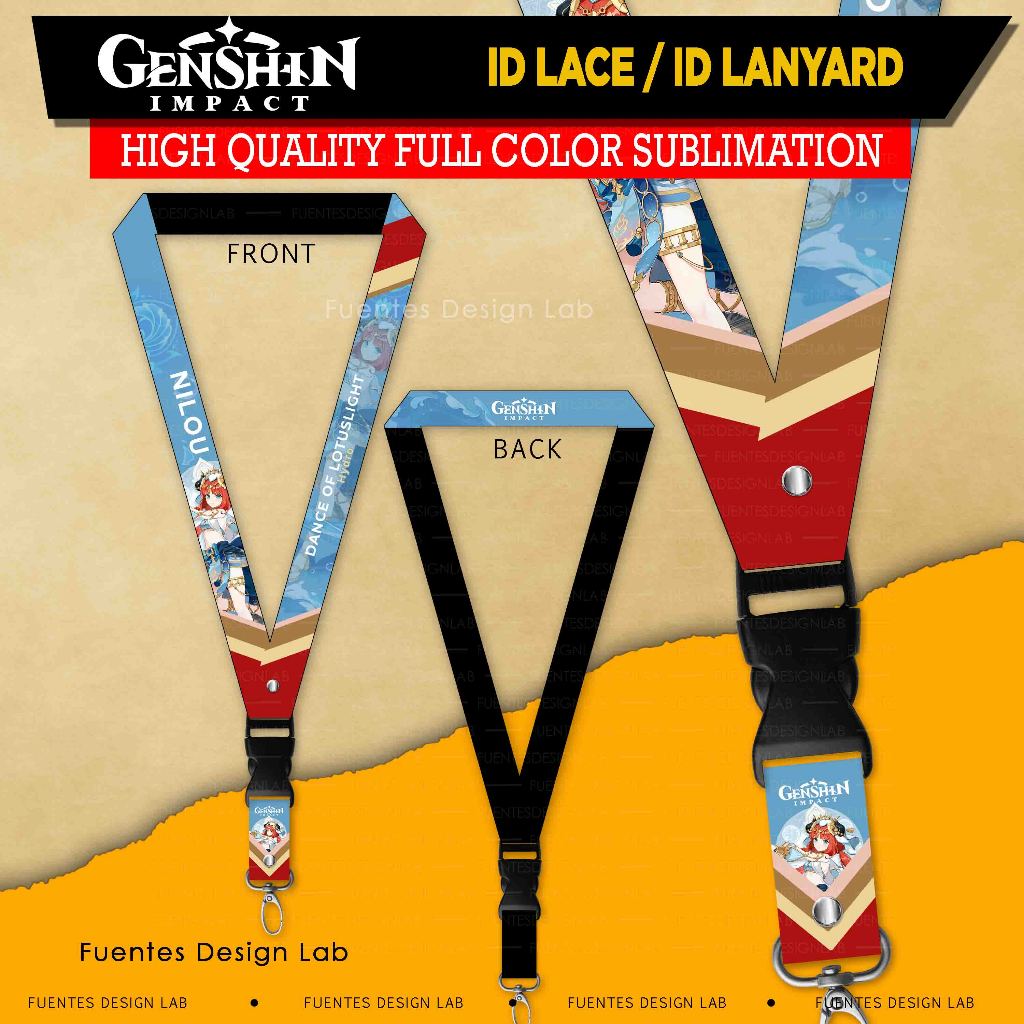 GENSHIN IMPACT ID Lace | GENSHIN IMPACT LANYARD | Shopee Philippines