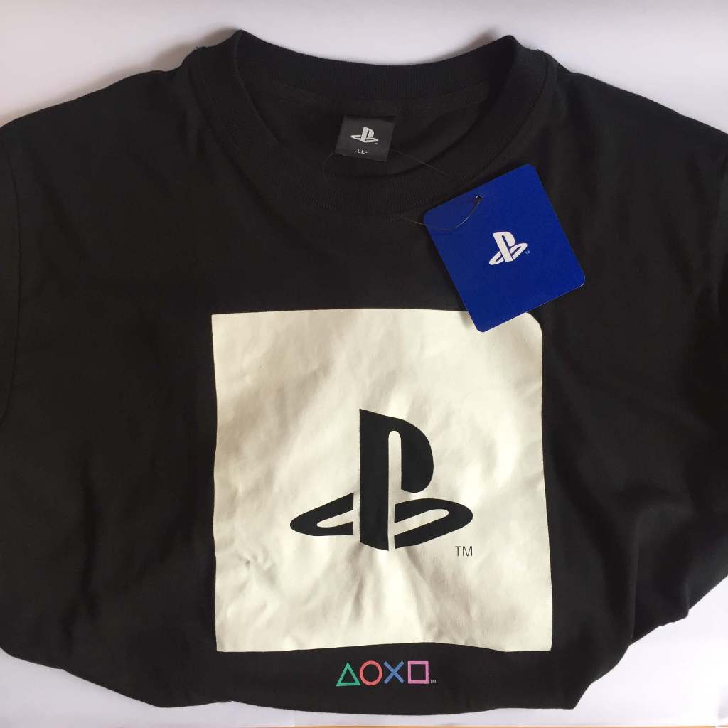 Authentic PlayStation Crew Neck T-shirt Size L (Black) | Shopee Philippines