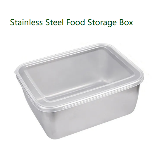 SC Food Storage Box Stainless Steel Refrigerator Fresh Keeping ...