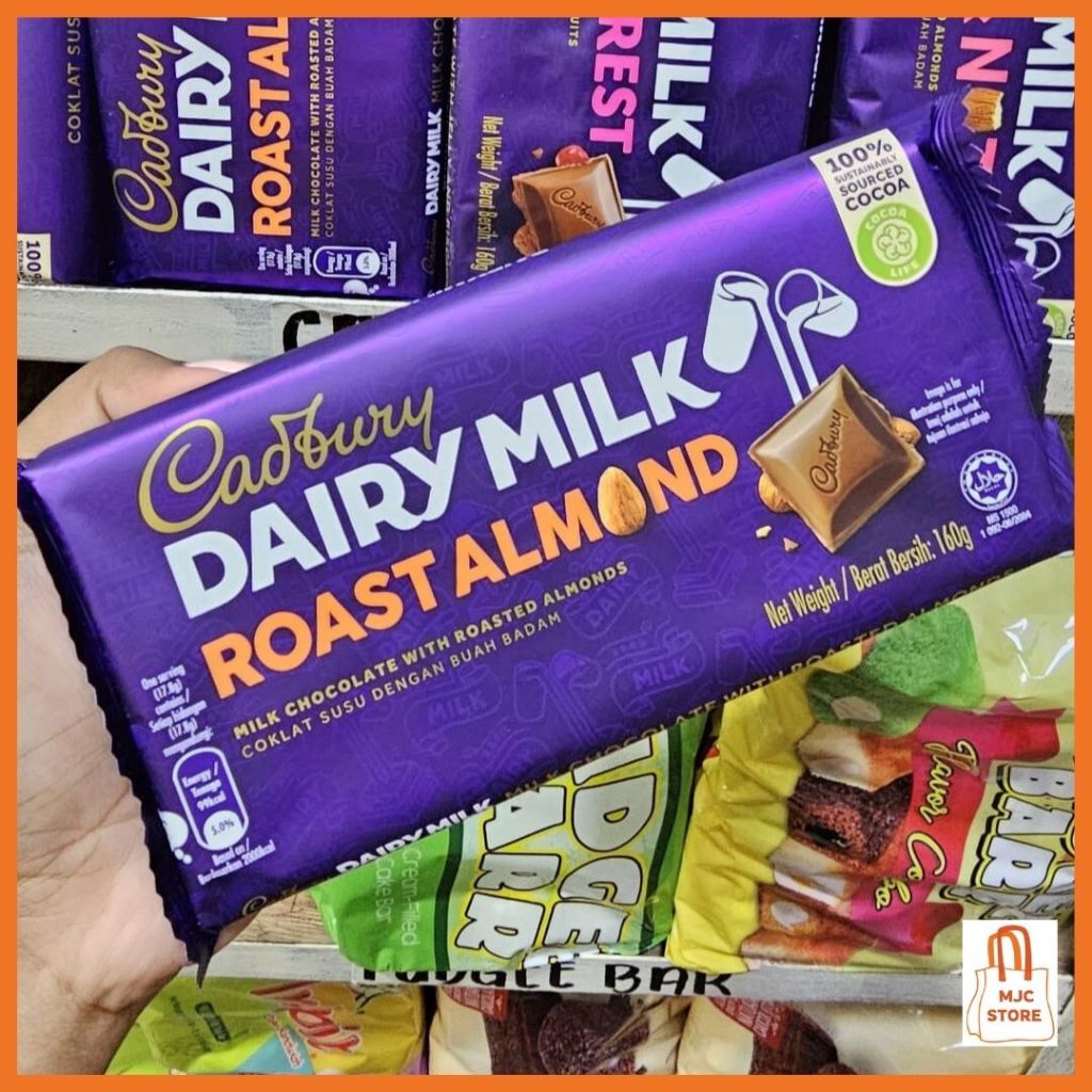 Cadbury Dairy Milk Roast Almond, Milk Choco, Fruit and Nuts, Hazelnut
