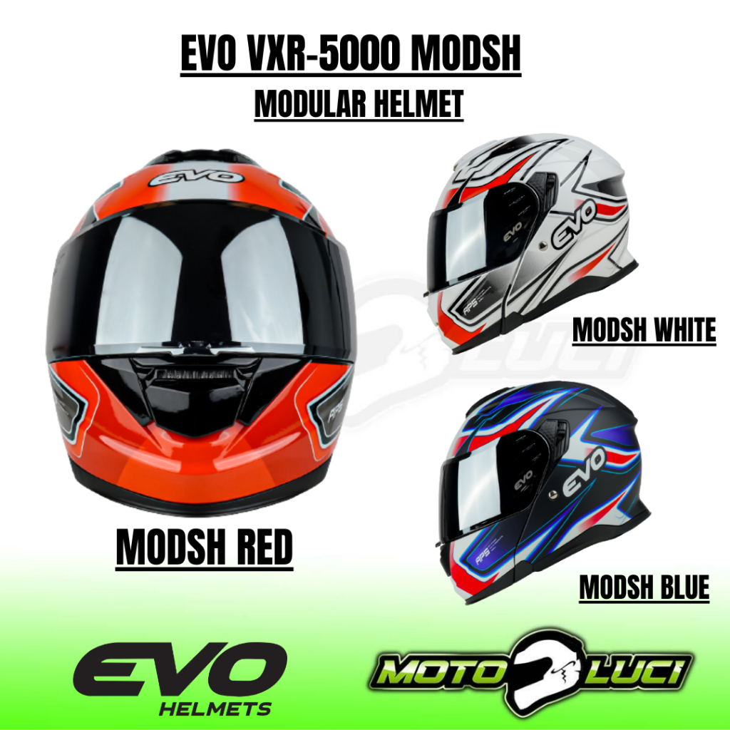EVO VXR5000 Modsh Modular Helmet Shopee Philippines