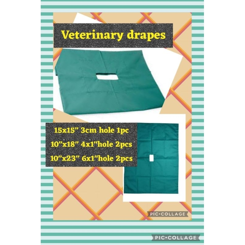 Veterinary drapes set Cotton thick fabric | Shopee Philippines