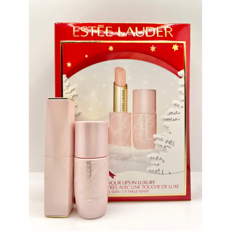 Estee Lauder Lip Balm and Lip Oil Serum Set Shopee Philippines