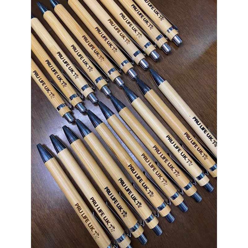 Customized laser engraved wooden pen | Shopee Philippines