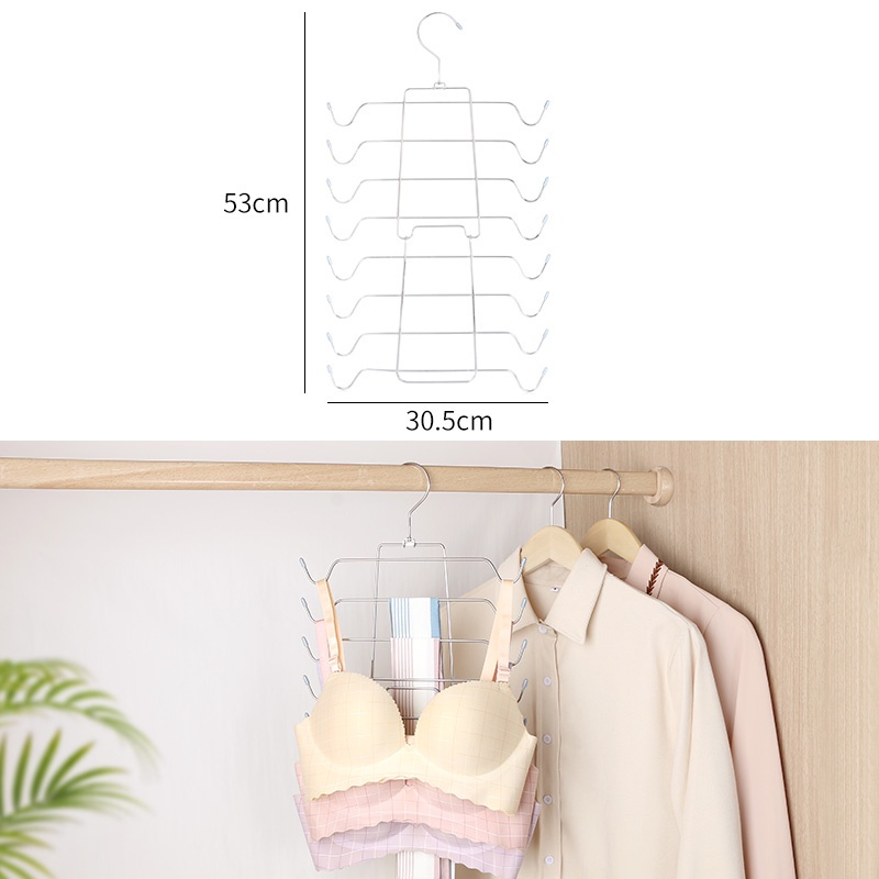 Bra Hanger Panty Bra Organizer Multi Layer Clothes Rack Hanging Storage