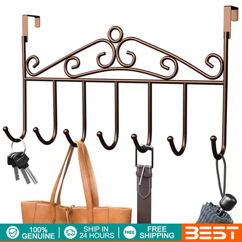 Back Door Hook Hanging Clothes Rack Nail Free Clothes Hook Hanger
