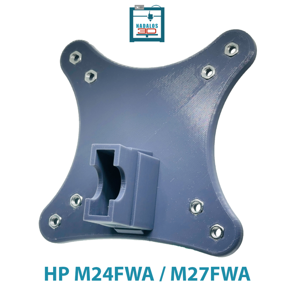 [Nadalos 3D] VESA Mount Adapter HP M Series Monitor Type A M27FWA