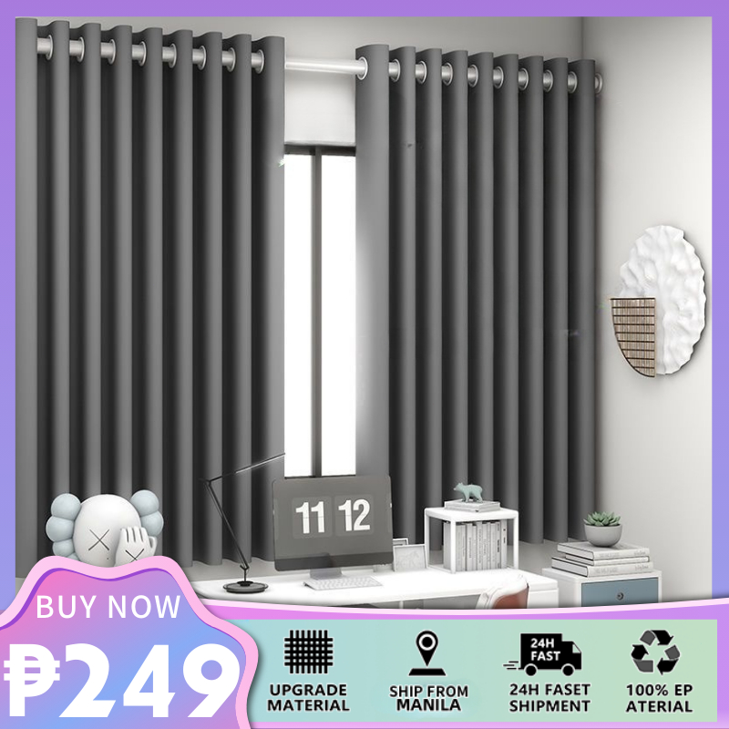 100 Blackout Curtain 4.6ft Width × 5ft 7ft 8ft LenghCurtains for