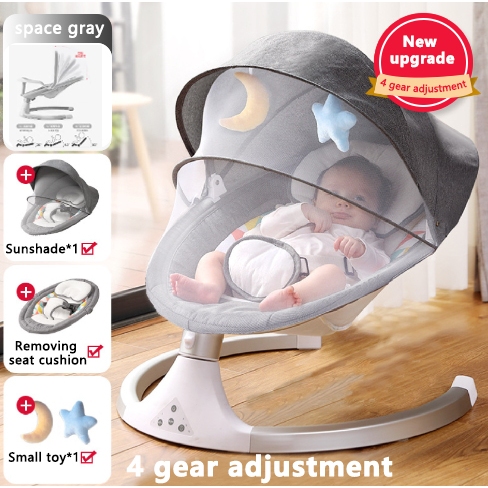 Baby electric rocking chair foldable newborn baby rocking chair smart ...