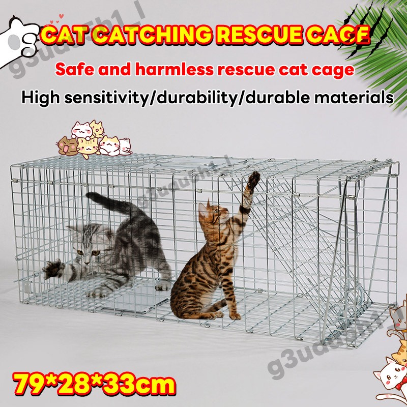 *Foldable*cat trap cage Multi size optional strong and sturdy cat trap