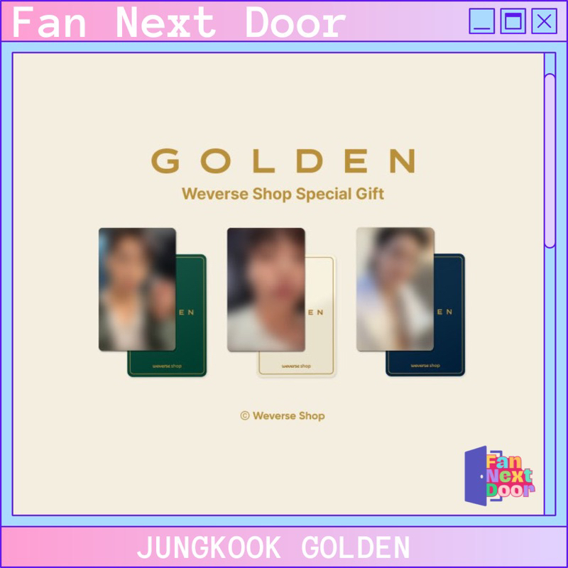 Jungkook Golden : Live on Stage Photo Card 