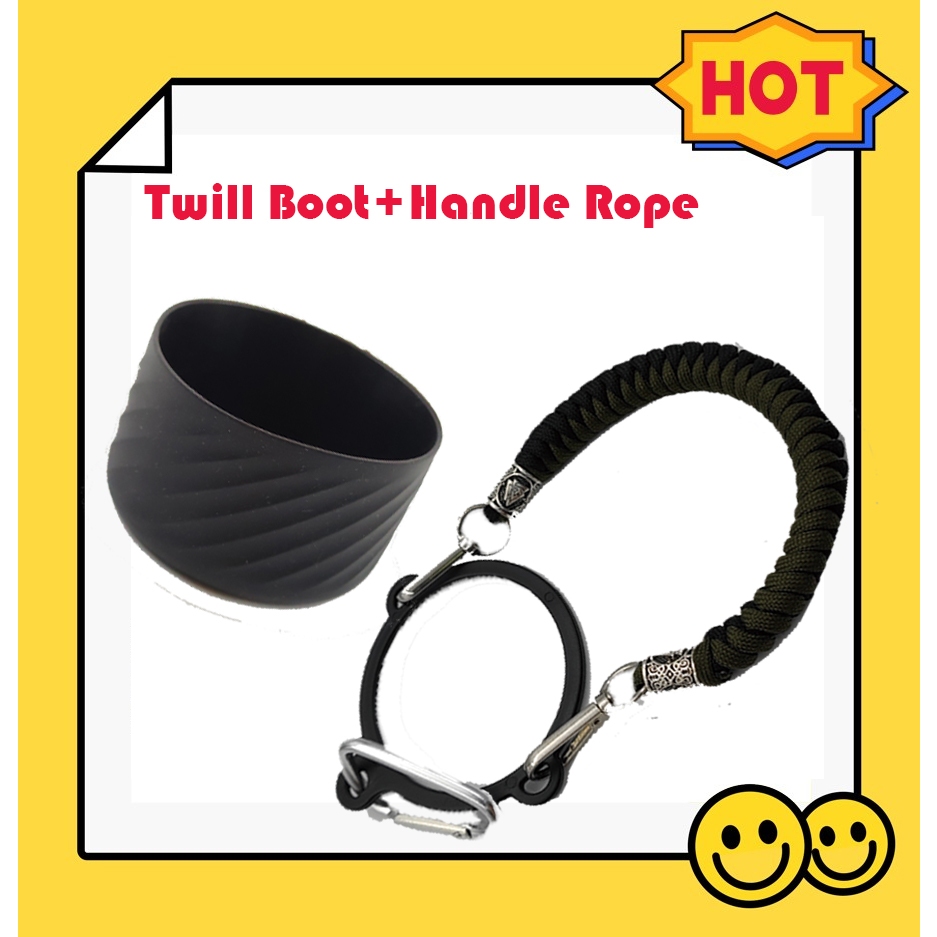 8#-T New Style Cup Rope And Twill Silicone Boot Set For Hydro/Aqua/Voss ...
