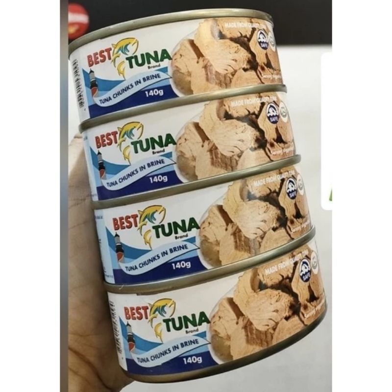 Best Tuna Brand Chunks in Oil / Brine 140g/160g Shopee Philippines