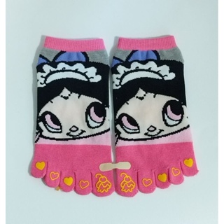 five finger ankle socks women colorful Japanese cute Split Toe socks