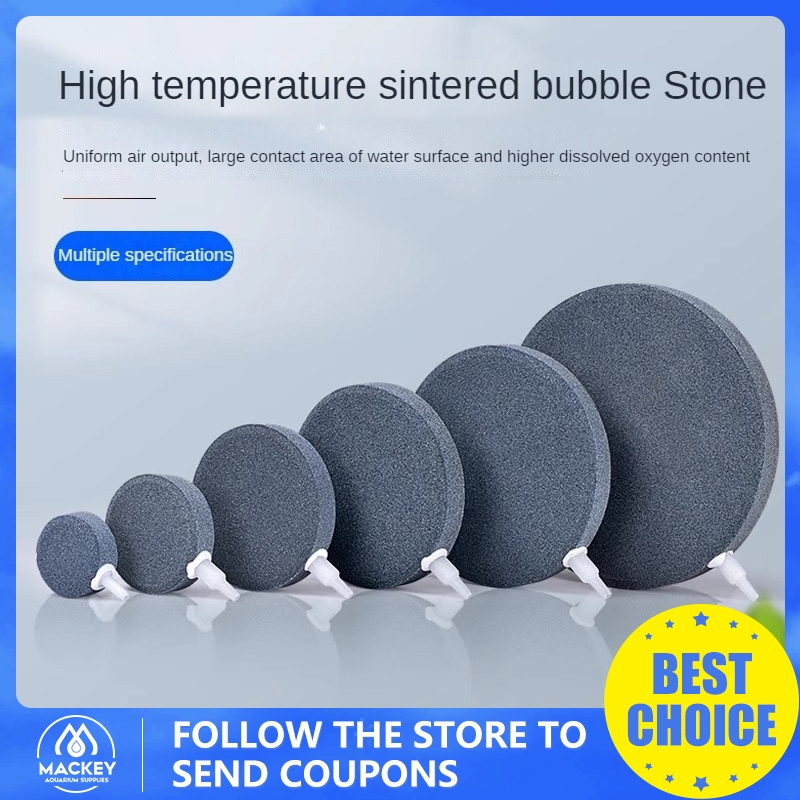 Fish Tank Oxygen Plate Sand Head Aquarium Bubble Stone Oxygen Pump Nano ...