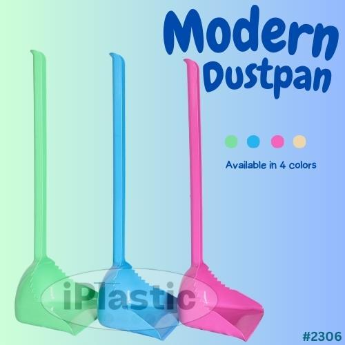 iPlastic. Dustpan plastic colored modern design 19x25x65cm Non rigid