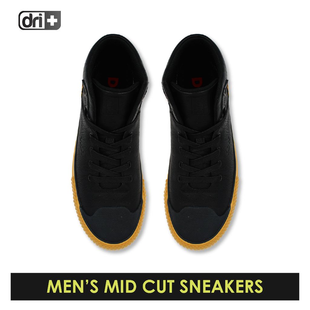 Dri Plus Men’s DRI+RIDE Urban Leather Mid Cut Sneaker Shoes HDMH3403 ...