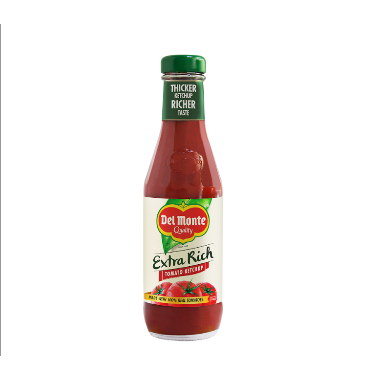 Del Monte Extra Rich Tomato Ketchup with 100% Real Tomatoes - 320g ...