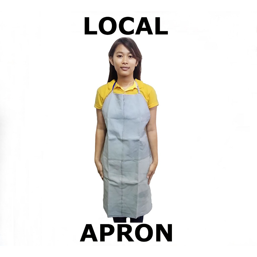 LOCAL WELDING LEATHER APRON GRAY ( Support Philippine Products