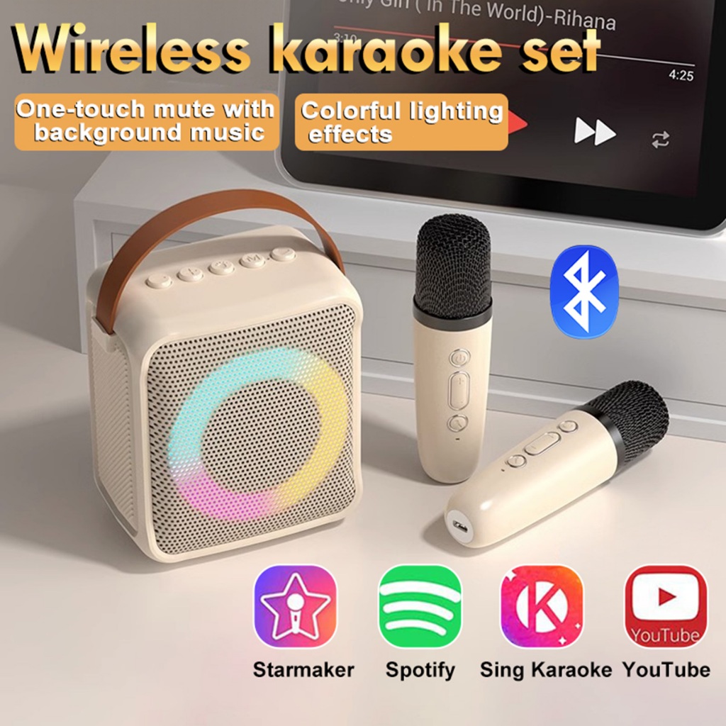 Mini wireless mic and 2024 speaker