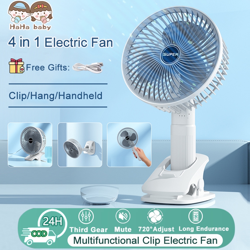 Haha baby portable mini fan 4in1 multifunctional handheld fan usb