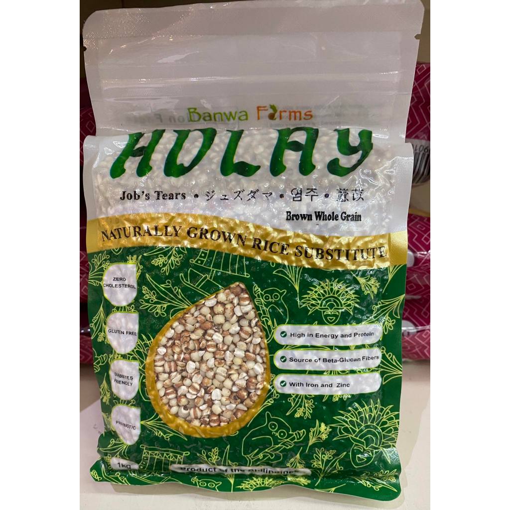 Banwa Farm Adlay Brown Whole Grain Naturally Grown Rice Substitute 1kg