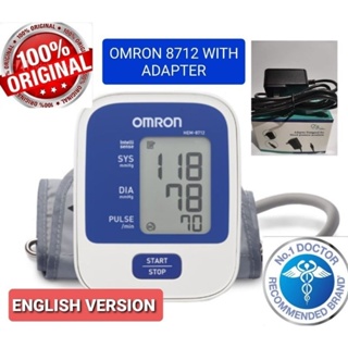 Omron 8712 Automatic Blood Pressure Monitor (White and Blue)