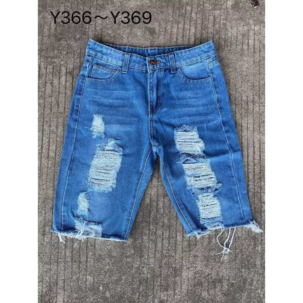 TOKONG DENIM SHORTS MAONG SHORTS WITH HIGH ELASTICITY AND HIGH WAIST ...